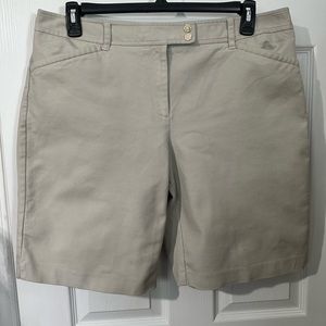 Charter Club tan dress shorts, size 18